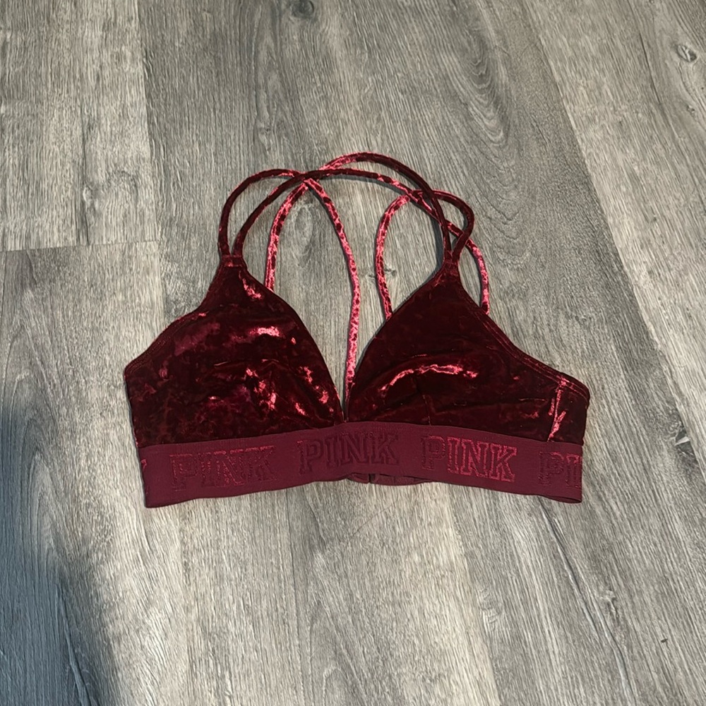 VS PINK Velvet Bralette